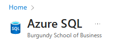 Azure SQL